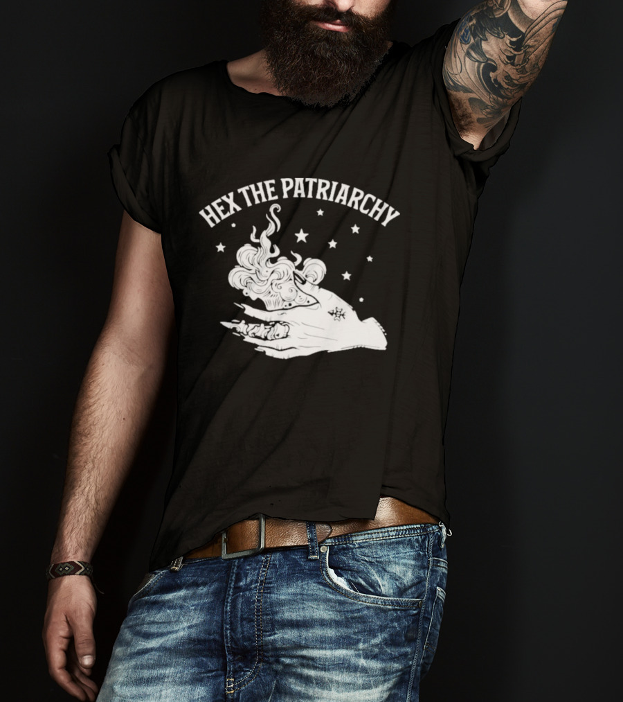 Hex The Patriarchy Mystical Hand Stars T-Shirt