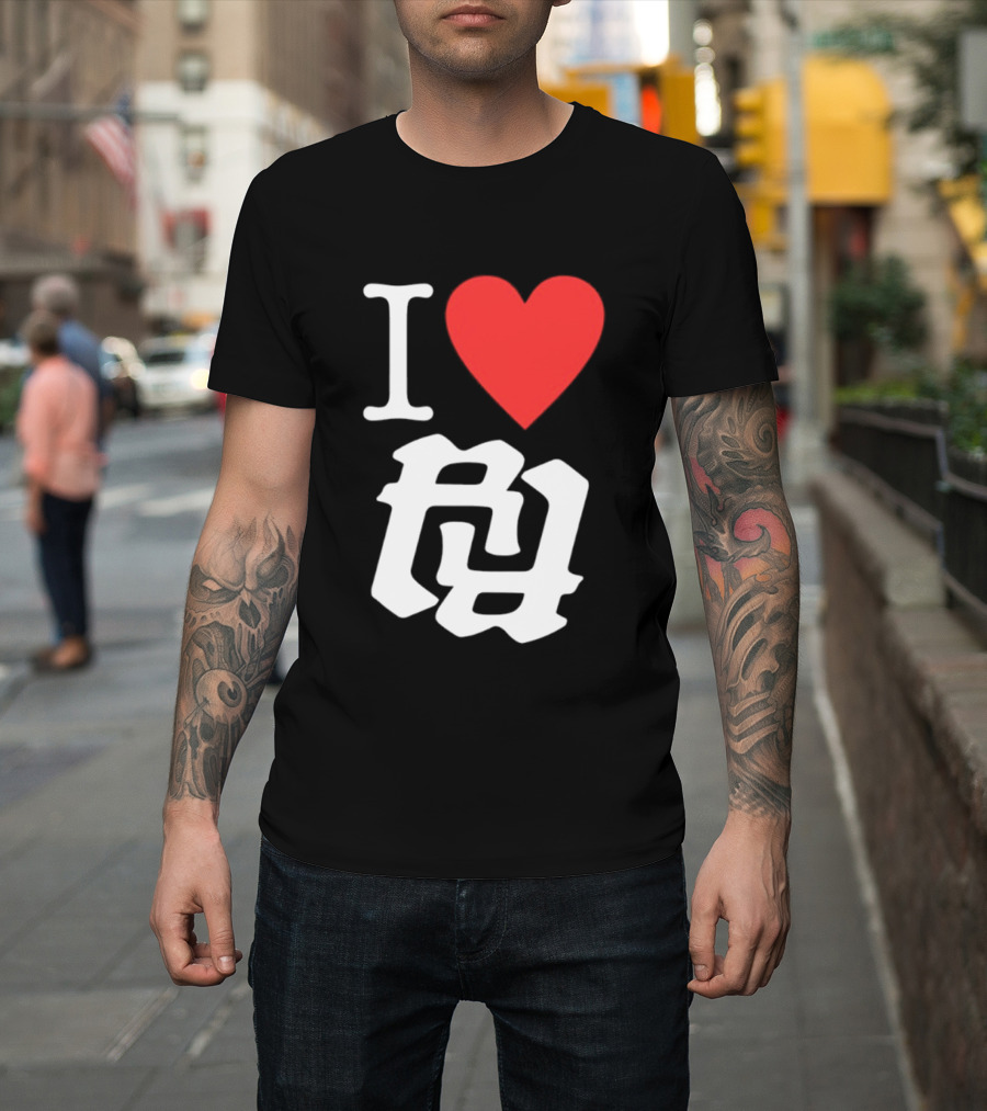I Heart RR White T-Shirt