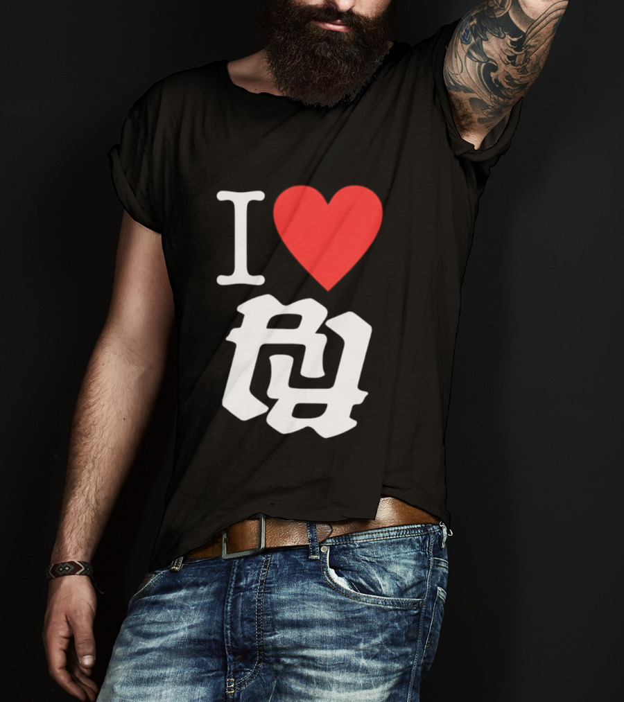 I Heart RR White T-Shirt