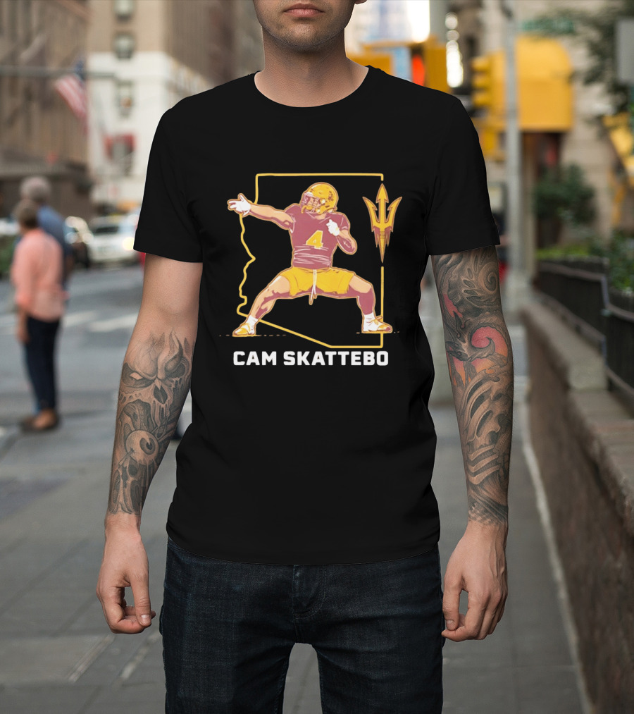 Cam Skattebo ASU Football Arizona State Sun Devils Star 2026 T-Shirt