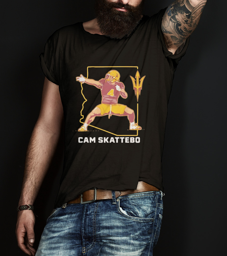 Cam Skattebo ASU Football Arizona State Sun Devils Star 2026 T-Shirt