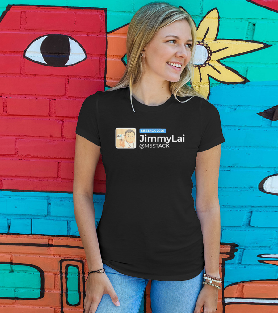 M5STACK 2026 Jimmy Lai M5Stack T-Shirt
