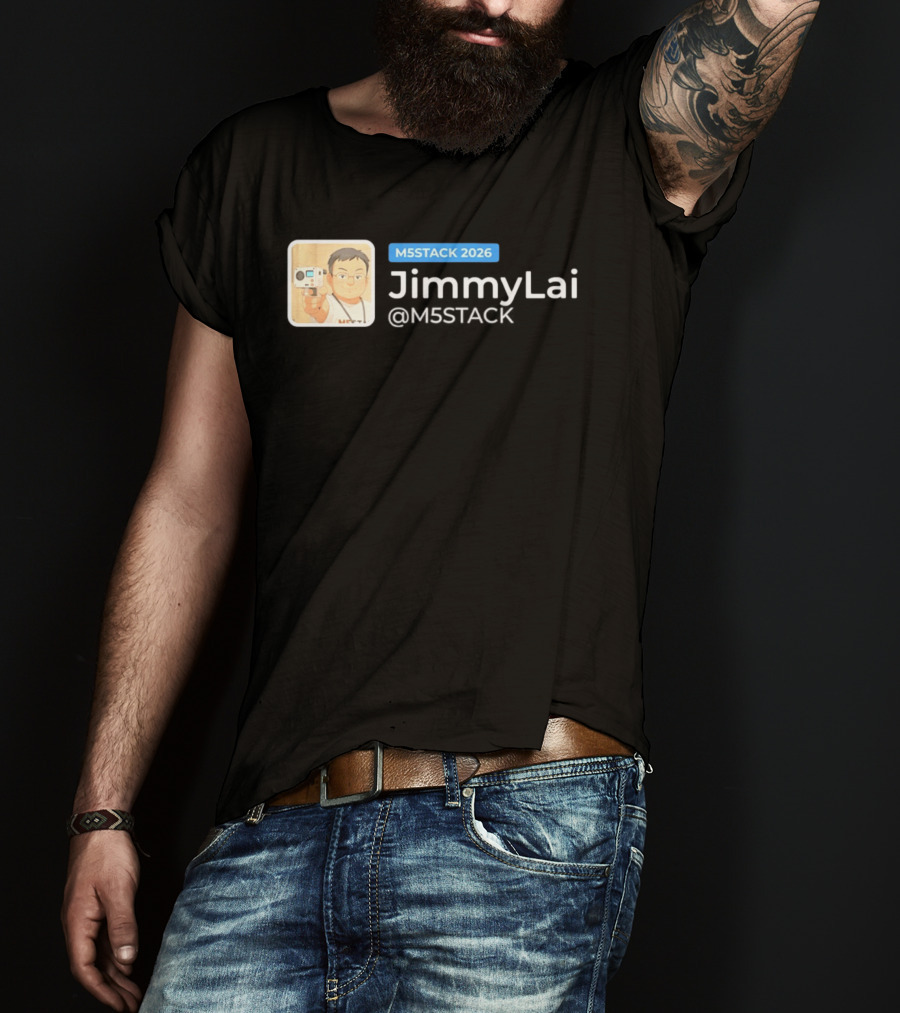 M5STACK 2026 Jimmy Lai M5Stack T-Shirt