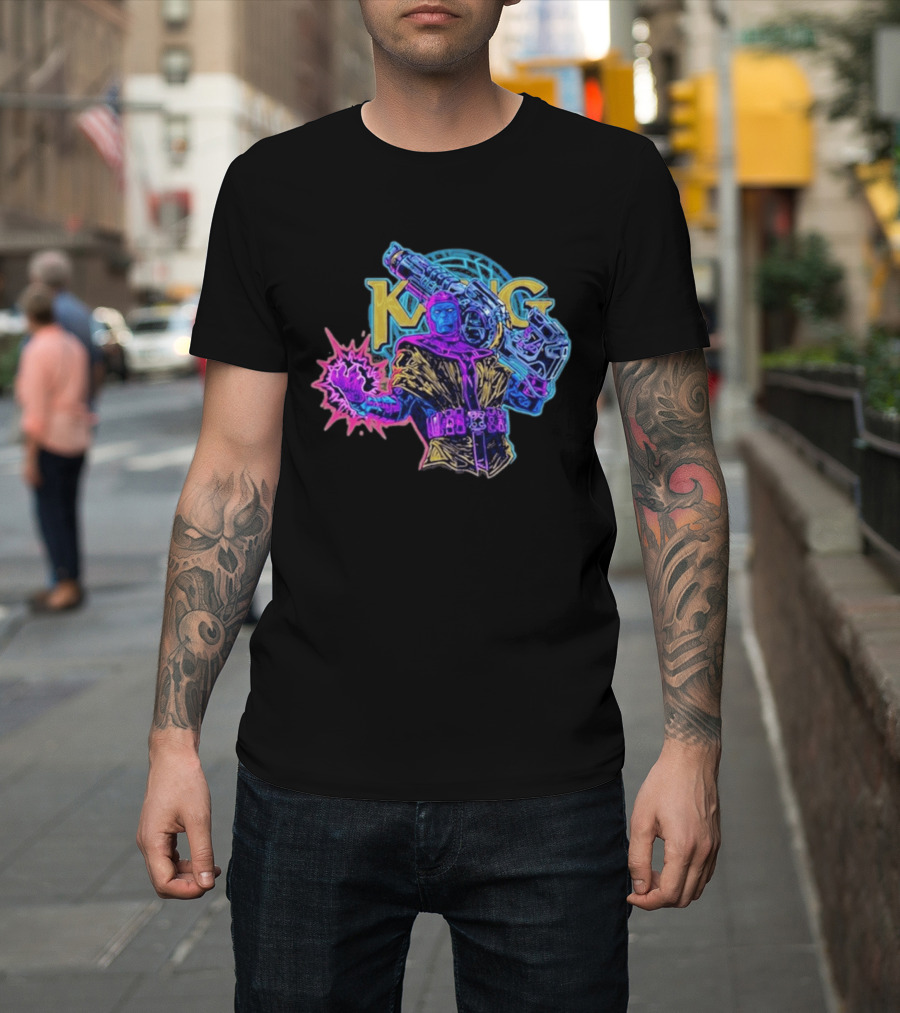Kang The Conqueror Cinematic King Power Burst T-Shirt