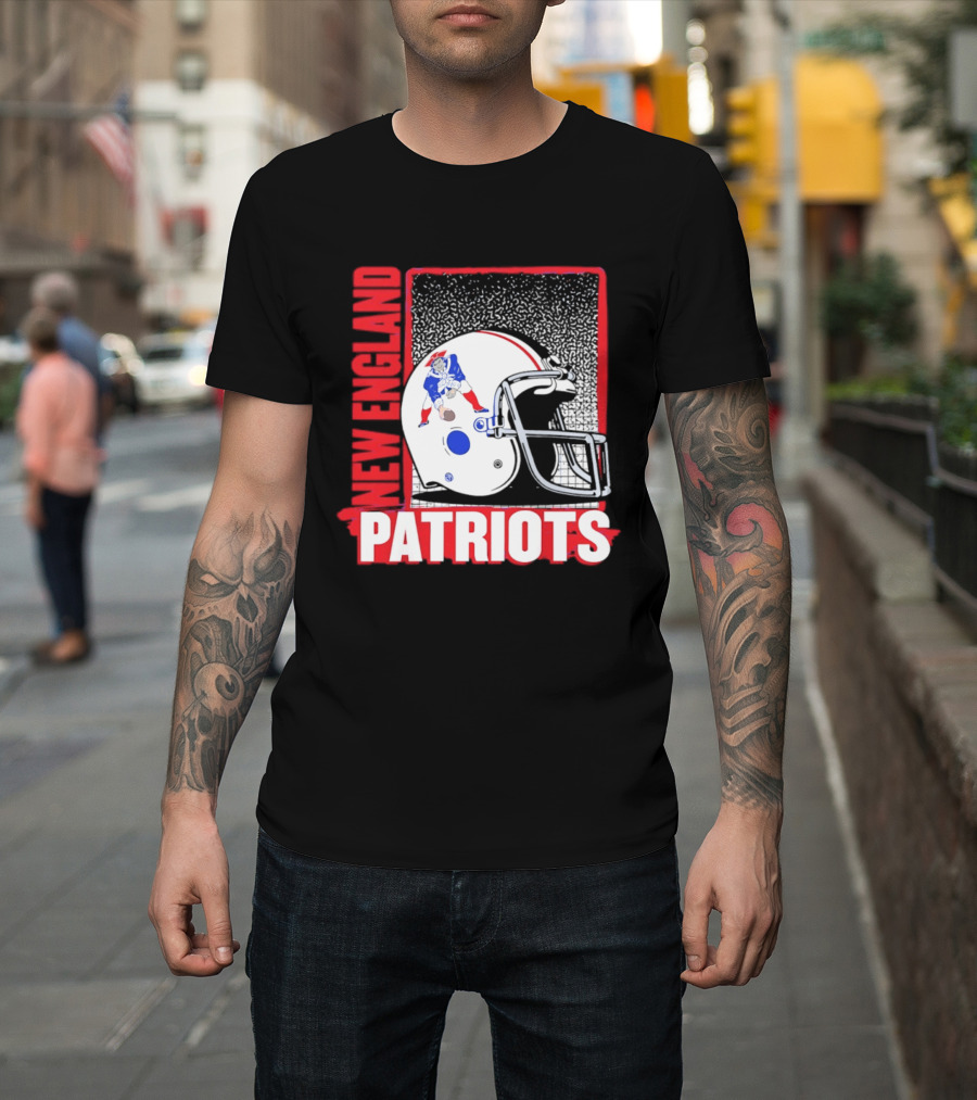 New England Patriots Vintage Helmet 2026 Season T-Shirt