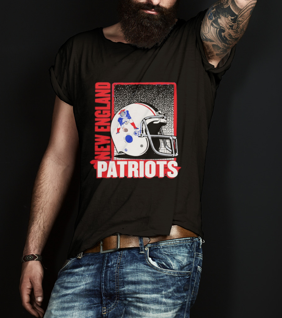 New England Patriots Vintage Helmet 2026 Season T-Shirt