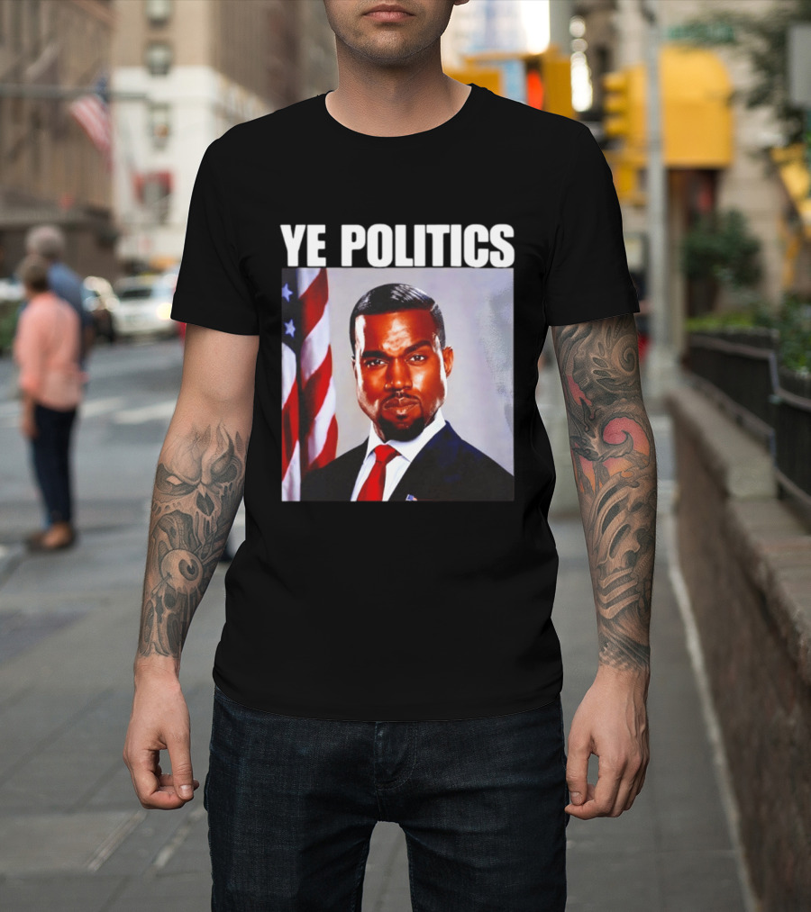 Ye Politics Kanye West American Flag T-Shirt