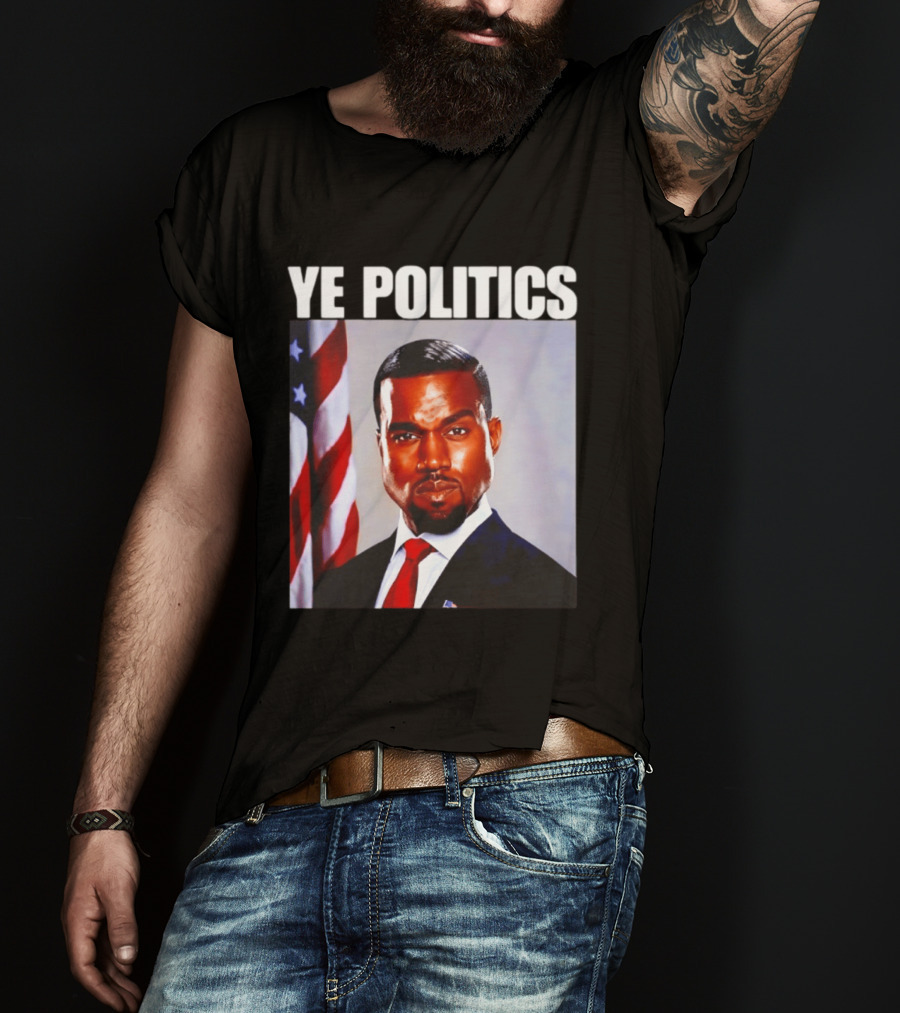 Ye Politics Kanye West American Flag T-Shirt