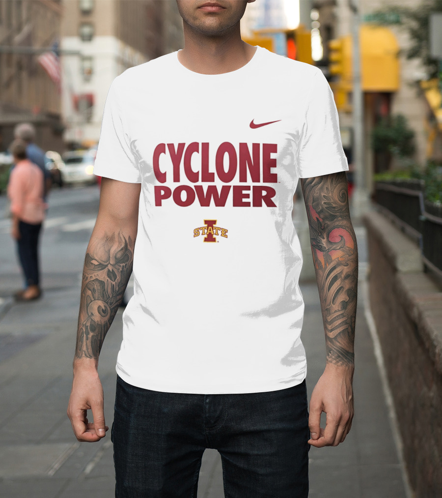 Cyclone Power Iowa State Nike Sports Fan Gear T-Shirt
