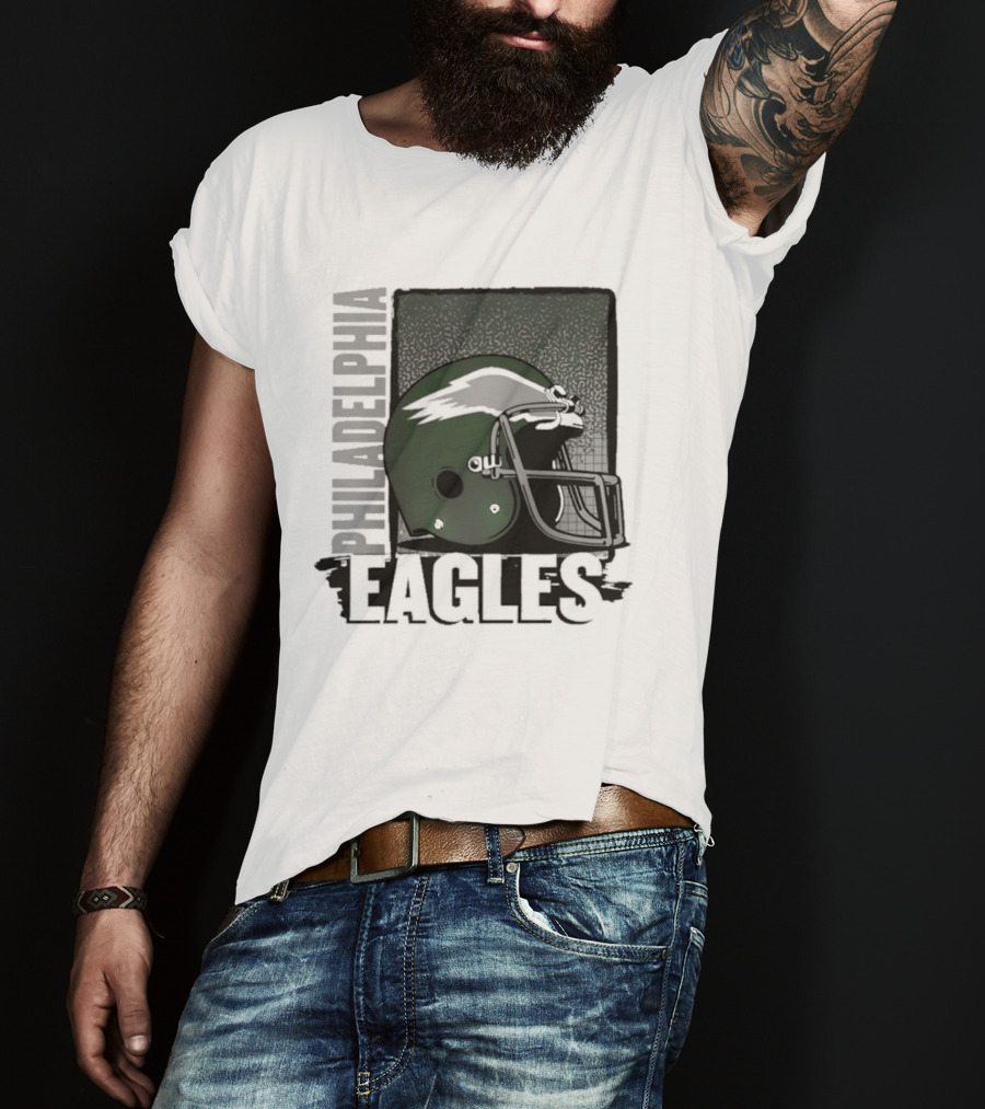 Philadelphia Eagles 2026 Season Helmet Football T-Shirt