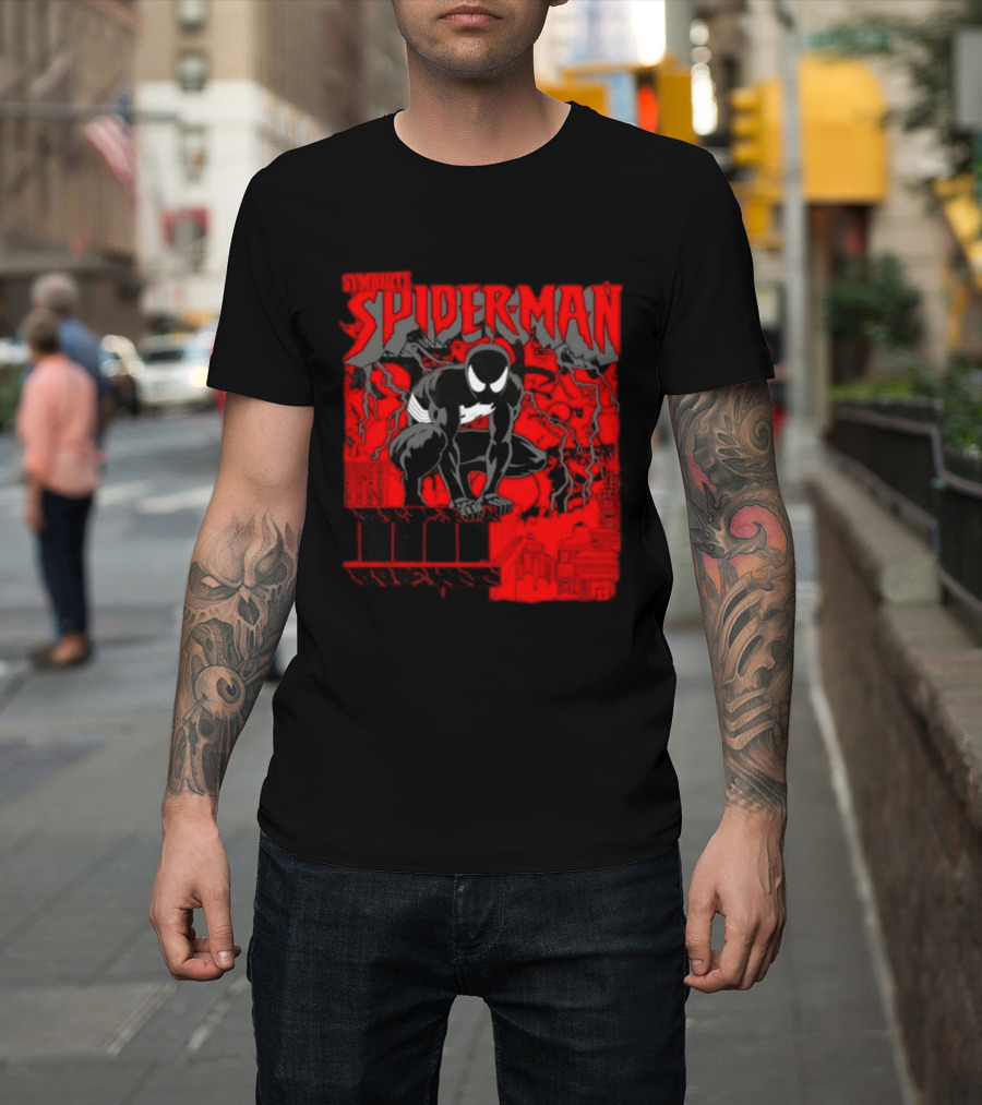 Symbiote Spider Man Marvel Venom Black Suit Comic T-Shirt