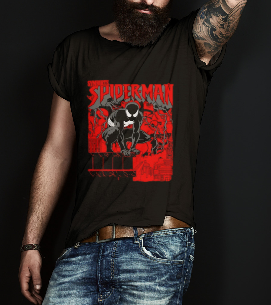 Symbiote Spider Man Marvel Venom Black Suit Comic T-Shirt
