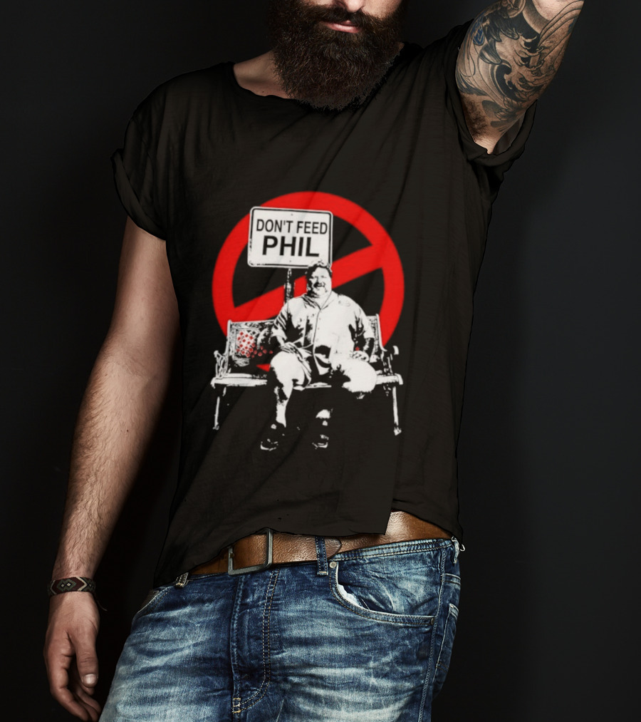 Viva La Bam MTV Reality TV Don't Feed Phil Bench Red Circle T-Shirt