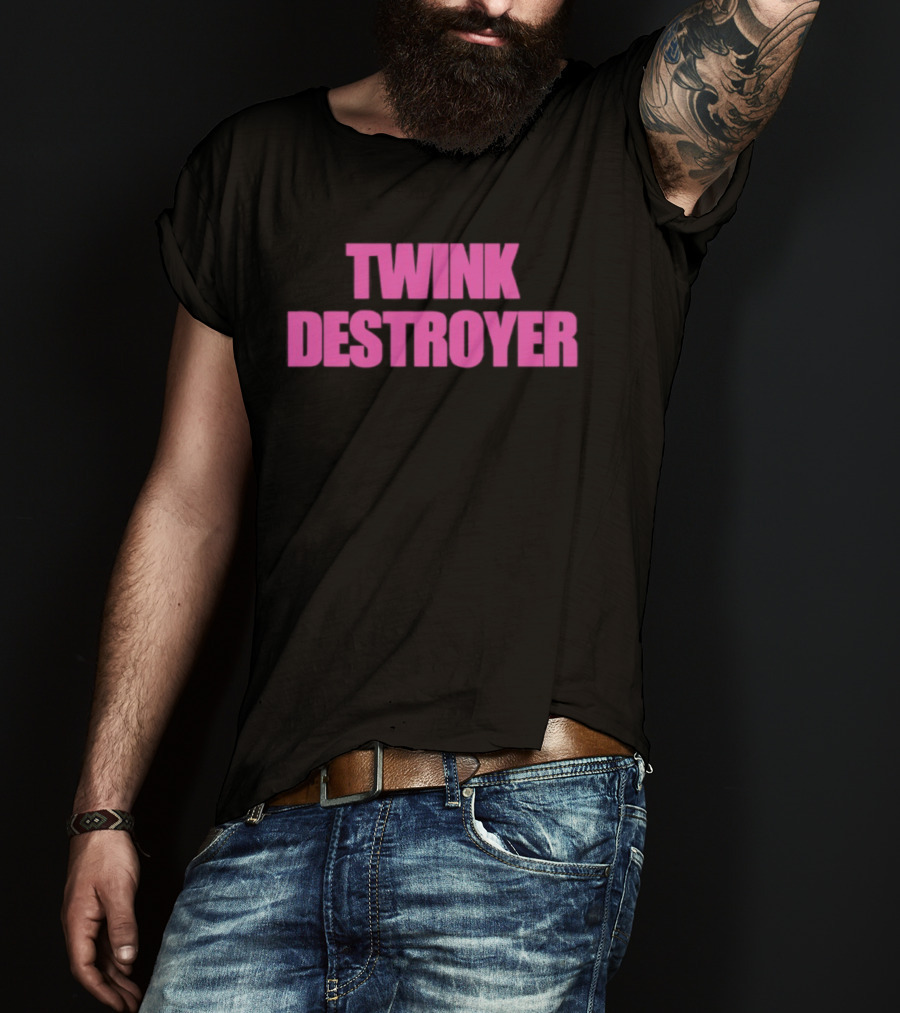 Twink Destroyer Bold Pink T-Shirt