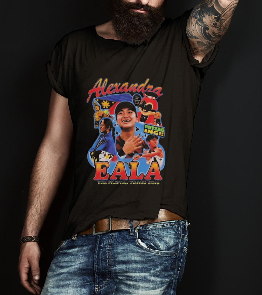 Alexandra Eala Filipino Tennis Star Putzag Ing! T-Shirt