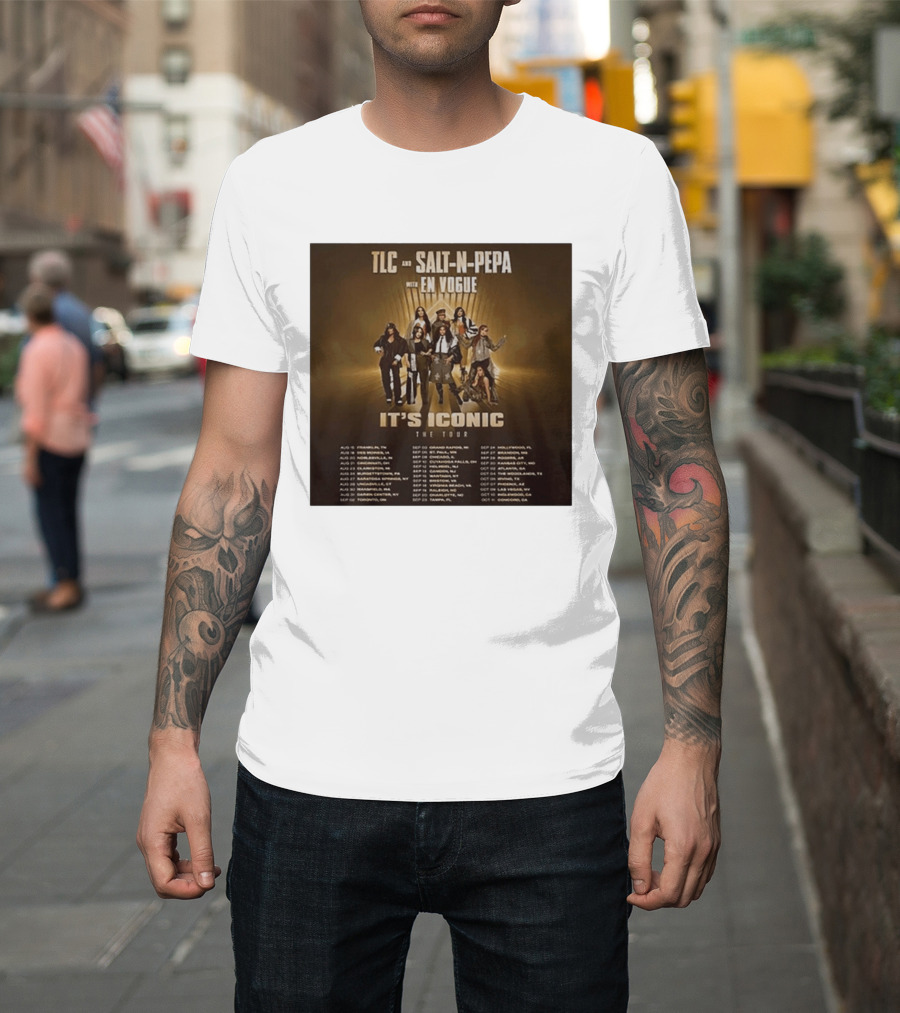 TLC Salt N Pepa En Vogue It's Iconic Tour Dates 2023 T-Shirt