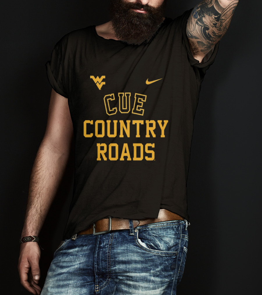 West Virginia Mountaineers CUE COUNTRY ROADS Nike T-Shirt