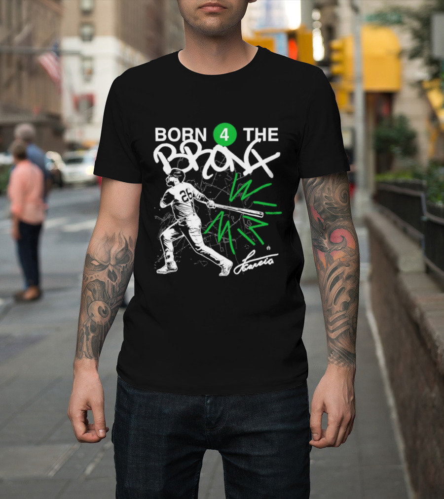 Born 4 The Bronx New York Yankees Luis Garcia Jr. Sports T-Shirt