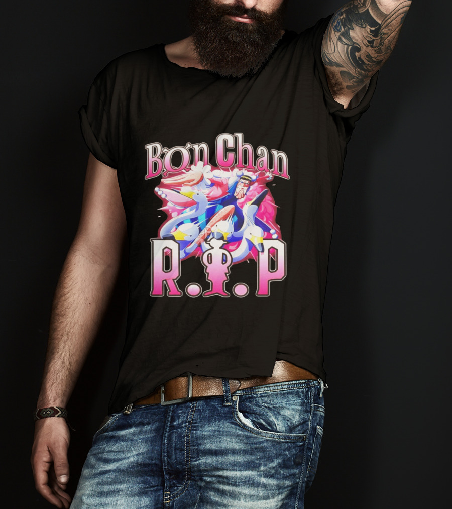 Bon Chan RIP One Piece Bentham Manga Swan Ballet Warlord T-Shirt