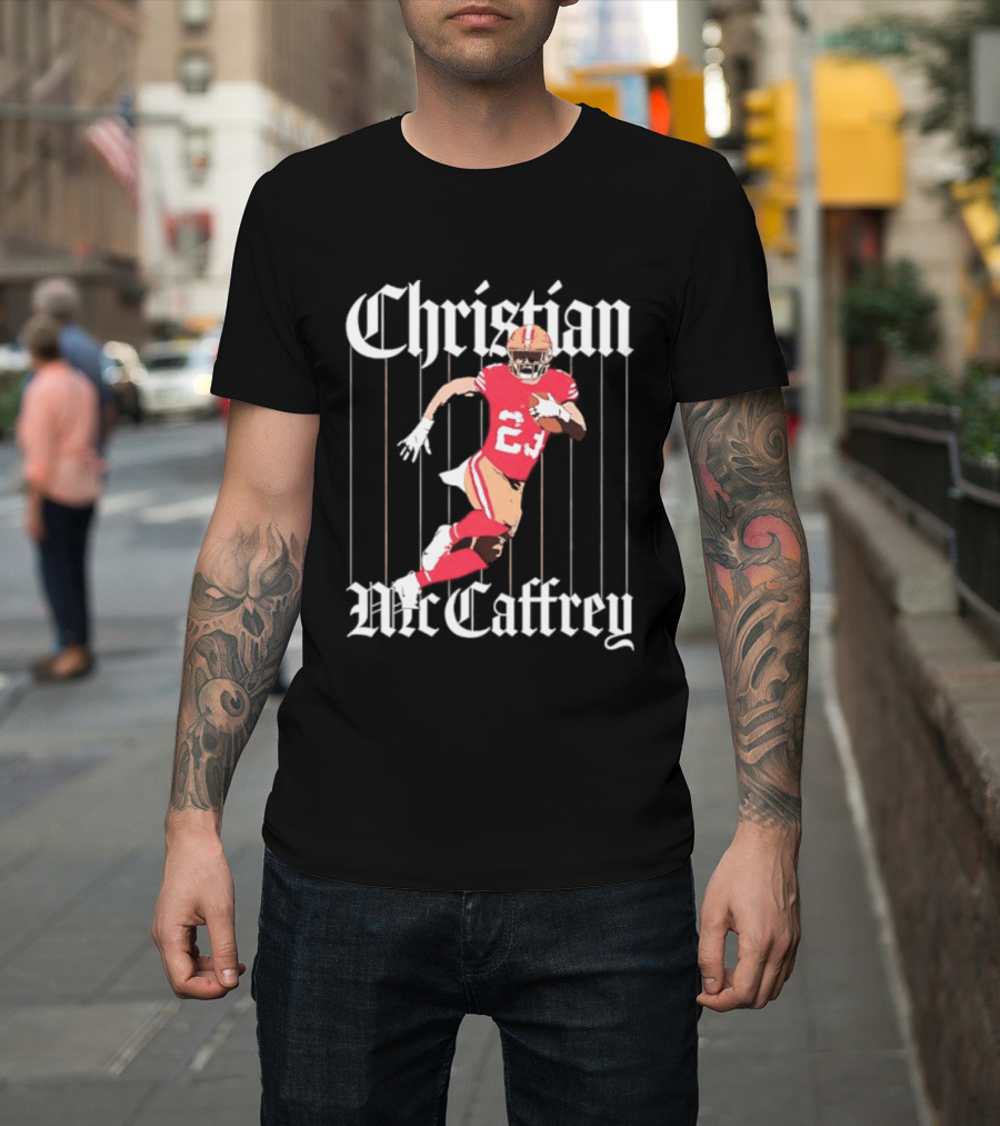 Christian McCaffrey 23 San Francisco 49ers Running Back T-Shirt