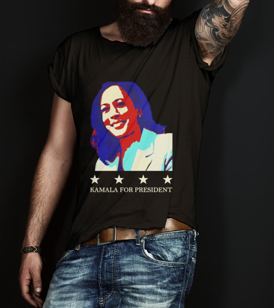 Kamala Harris Kamala For President Presidential Campaign Stars T-Shirt