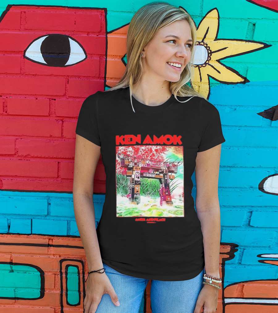 Ken Amok Amok And Peace Speaker Torii Technicolor Gateway T-Shirt