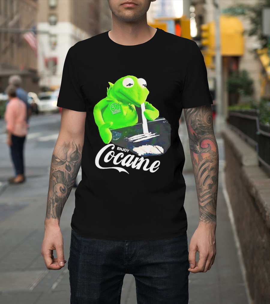 Kermit The Frog Enjoy Cocaine Muppets T-Shirt
