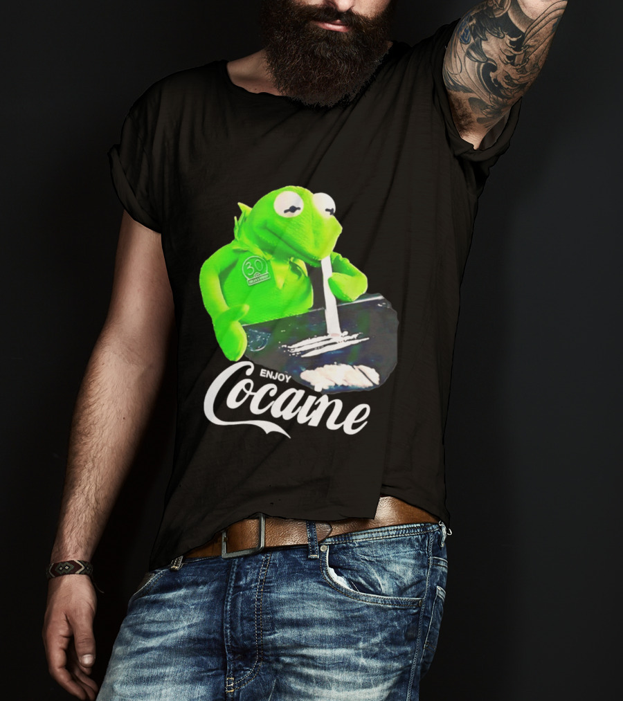 Kermit The Frog Enjoy Cocaine Muppets T-Shirt