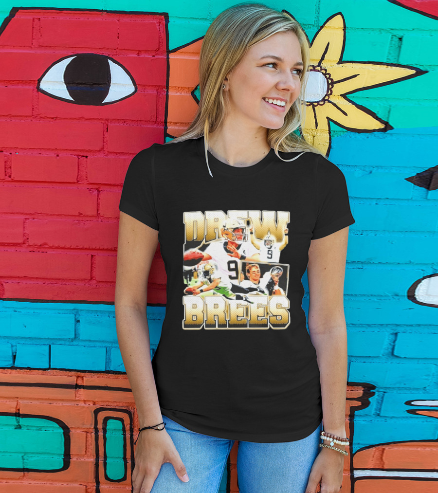Drew Brees 9 New Orleans Saints Legend T-Shirt