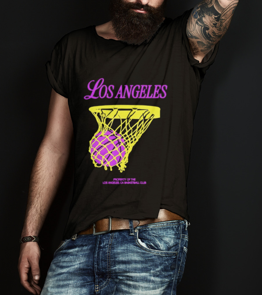 Los Angeles Basketball Club Property Los Angeles CA T-Shirt