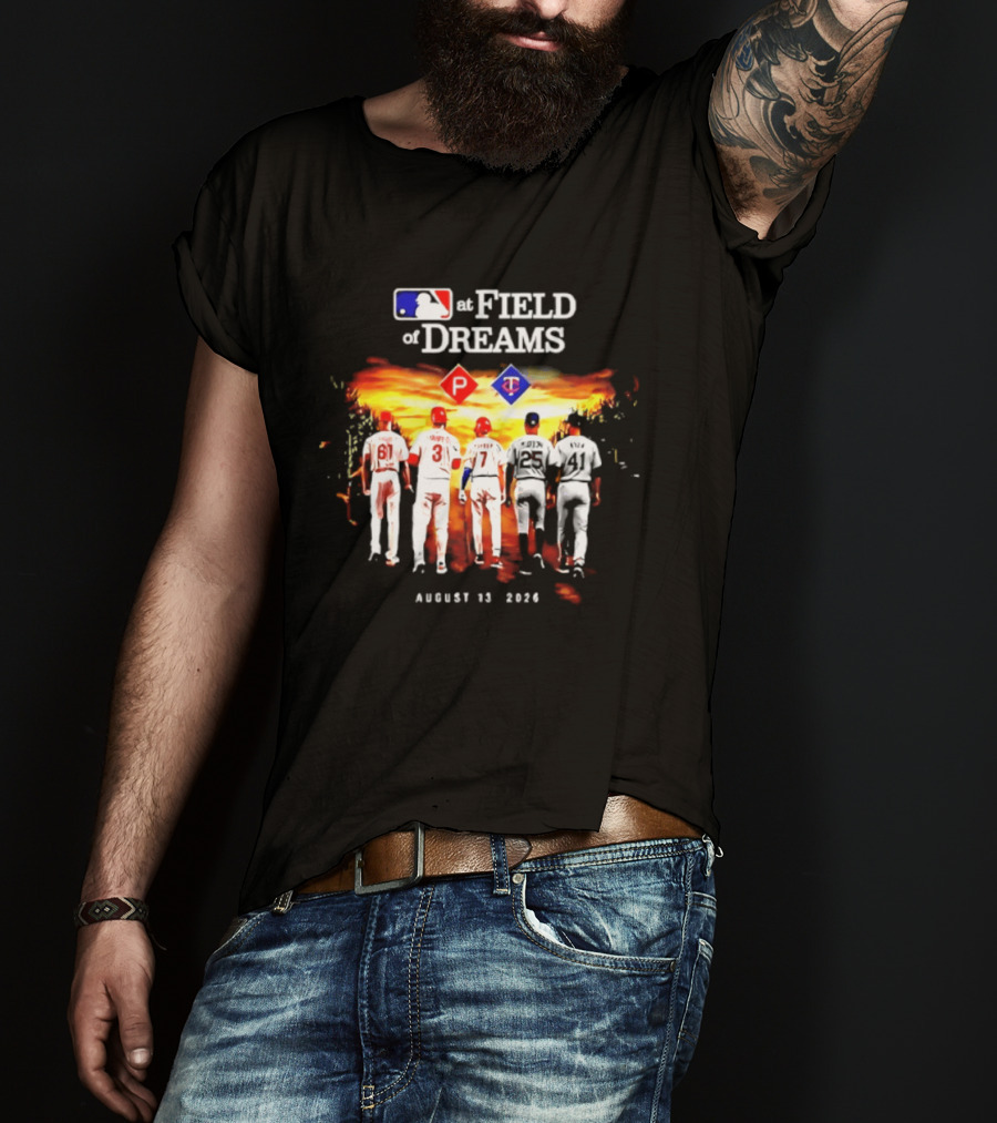 MLB Field Of Dreams Pittsburgh Pirates Vs Minnesota Twins August 13 2026 T-Shirt