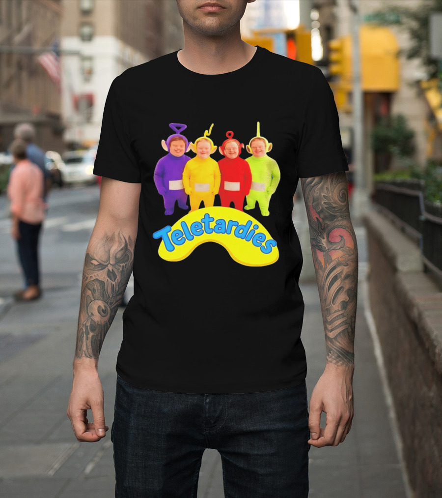 Teletardies Teletubbies Down Syndrome T-Shirt