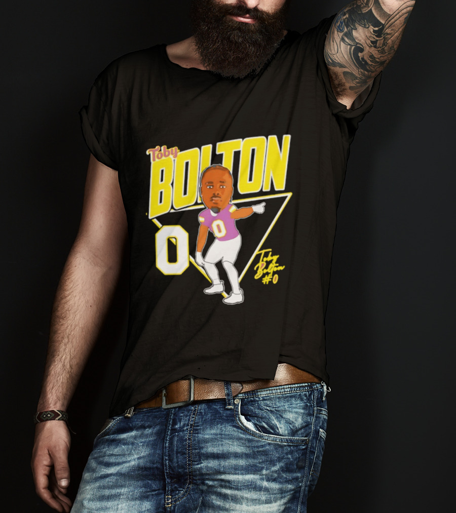 Toby Bolton 0 Caricature Tennessee Tech Football T-Shirt