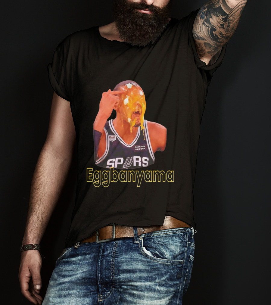 Eggbanyama Spurs Basketball Chaos Closet T-Shirt