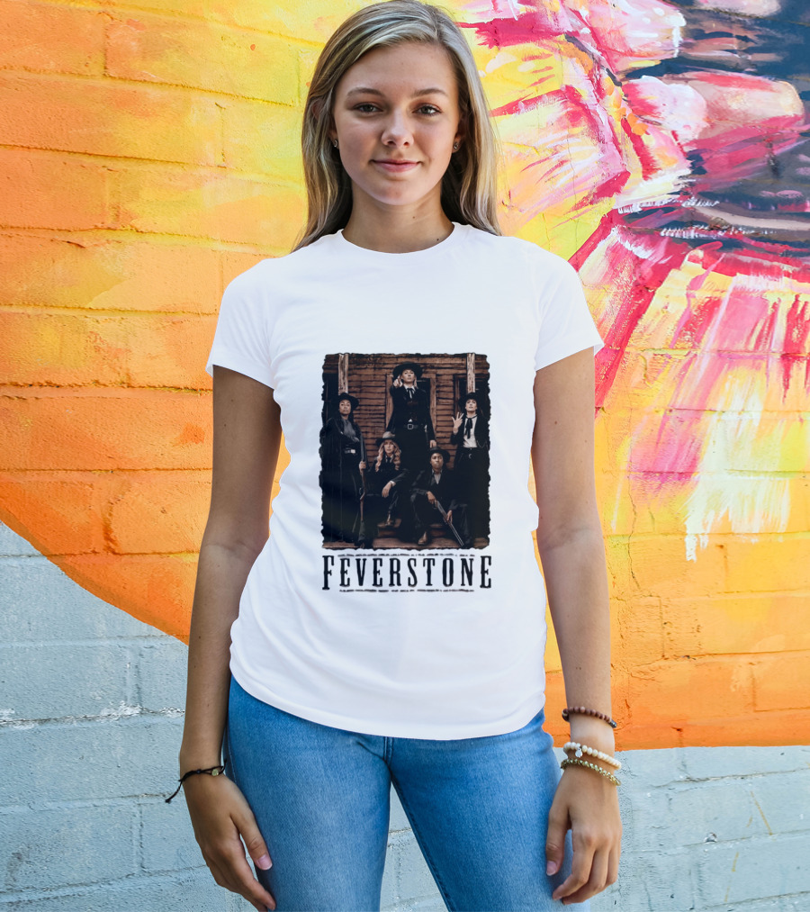 Feverstone Indiana Fever WNBA Basketball Team Western T-Shirt