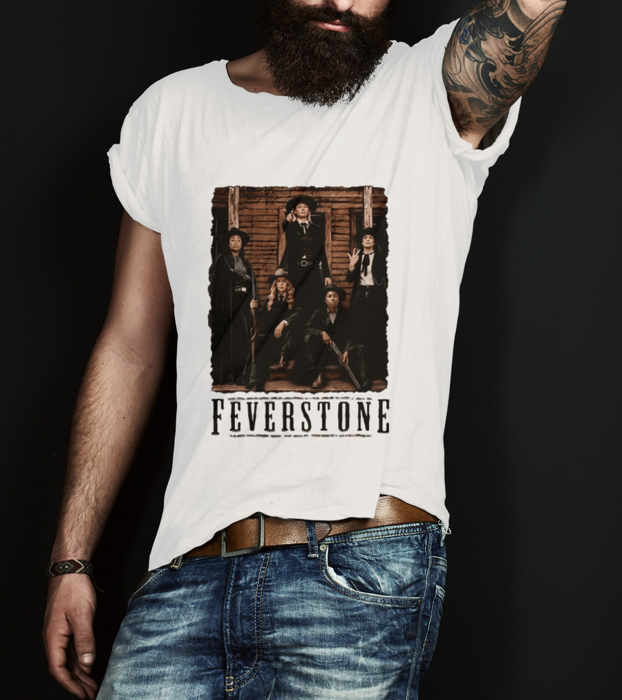Feverstone Indiana Fever WNBA Basketball Team Western T-Shirt
