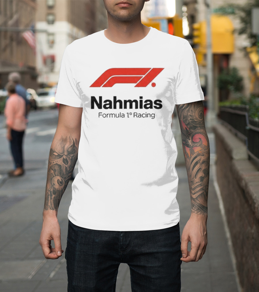 Nahmias Formula 1 Racing Kento Nagao F1 White T-Shirt