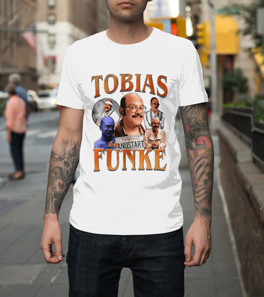 Tobias Funke Anustart Arrested Development Character Compilation T-Shirt