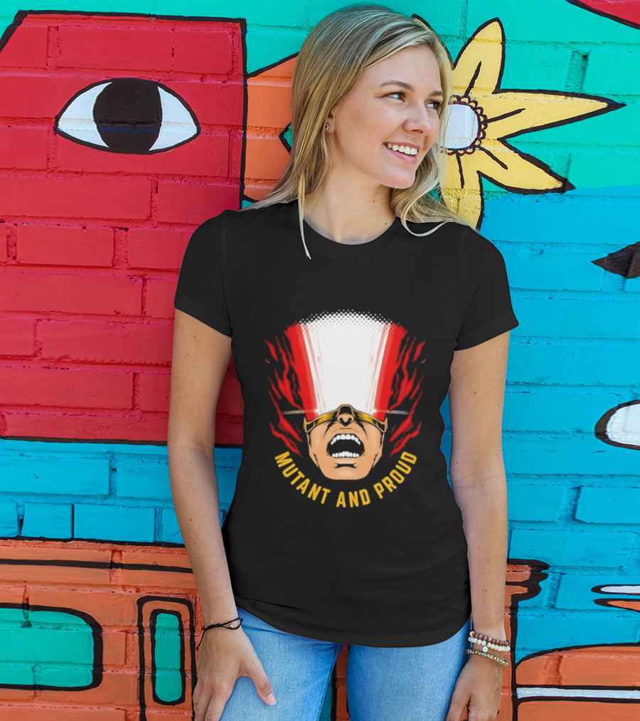Cyclops Mutant And Proud X Men Marvel Eyebeams T-Shirt