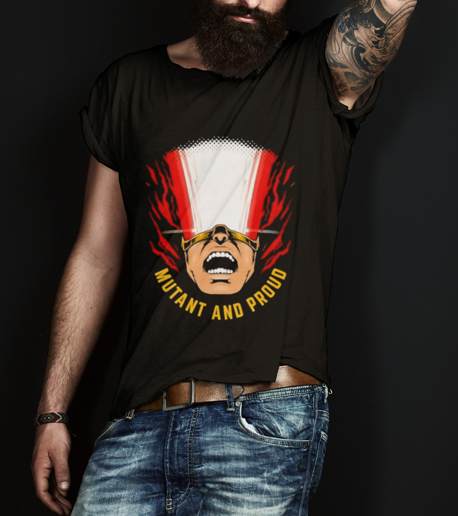 Cyclops Mutant And Proud X Men Marvel Eyebeams T-Shirt