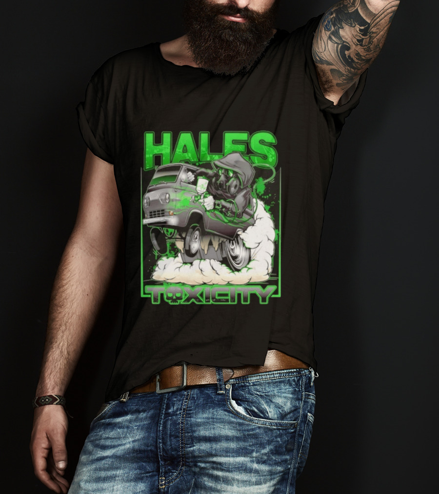 Hales Toxicity Gas Mask Graffiti Van Street T-Shirt