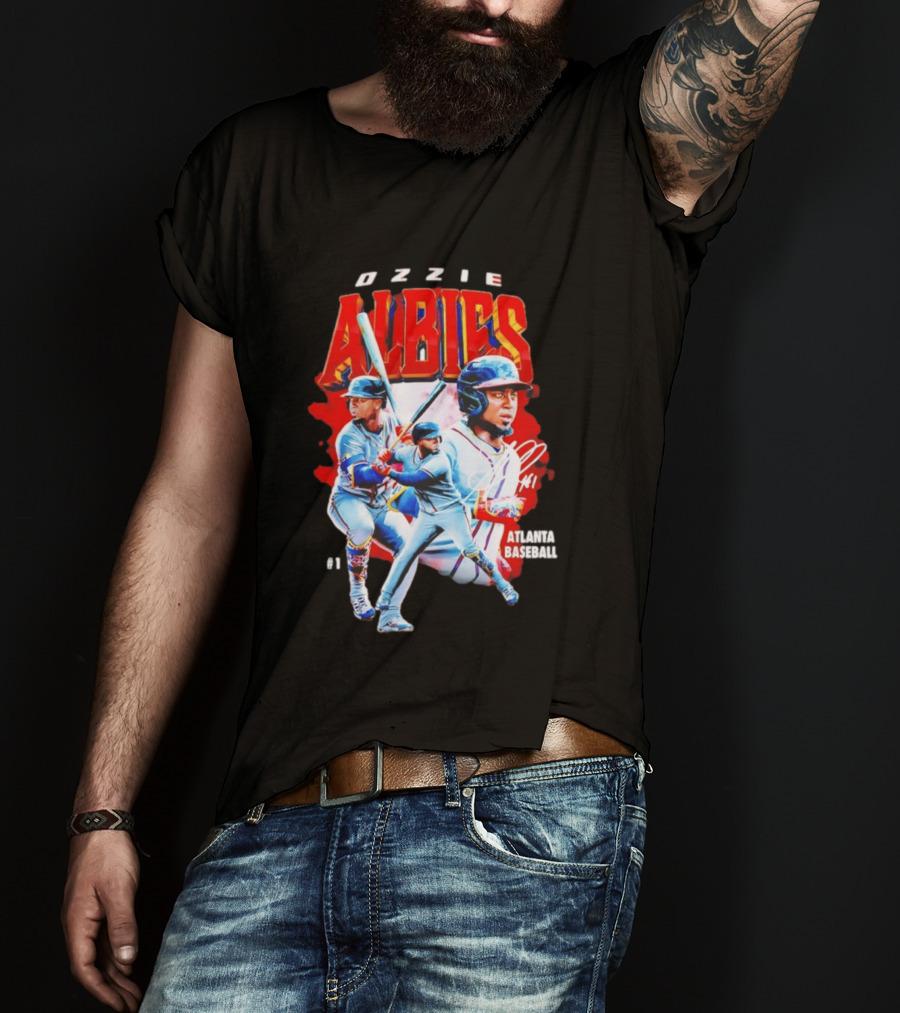 Ozzie Albies Atlanta Baseball 01 2026 MLB Collage T-Shirt