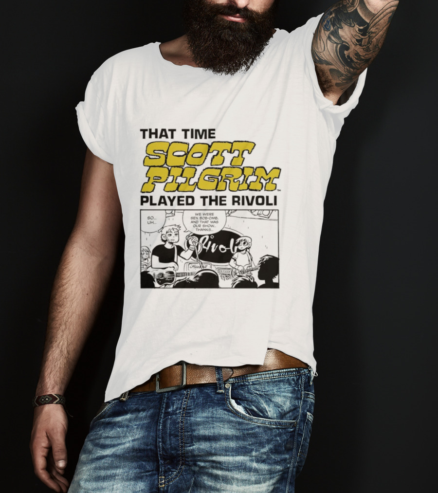 Scott Pilgrim Comic Strip That Time Played The Rivoli T-Shirt