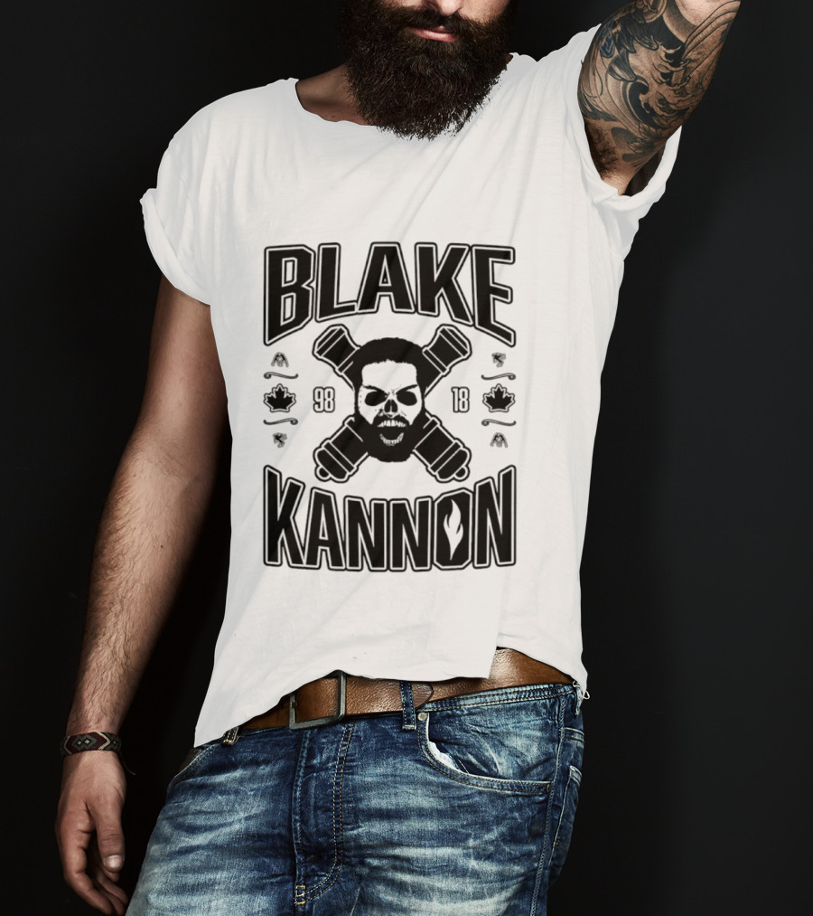 Blake Kannon 98 18 Skull Cannons Wrestling T-Shirt