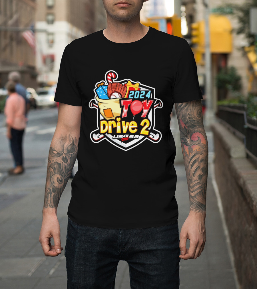 2024 USSSA Toy Drive 2 Baseball Event T-Shirt