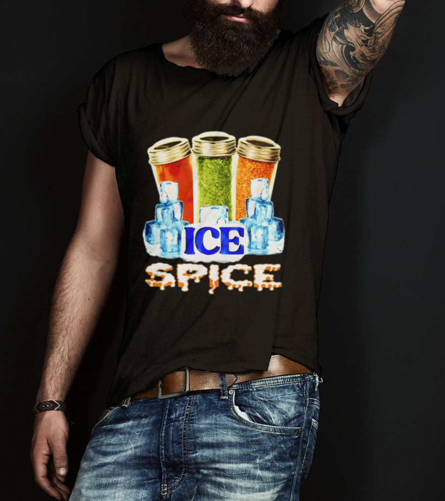 Ice Spice Iced Out Hip Hop Rap Music Funny Wordplay T-Shirt