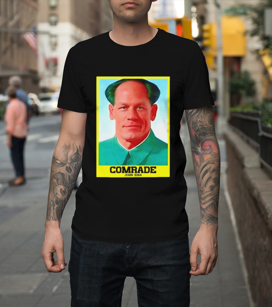 Comrade John Xina Meme Mao Zedong Parody Image T-Shirt