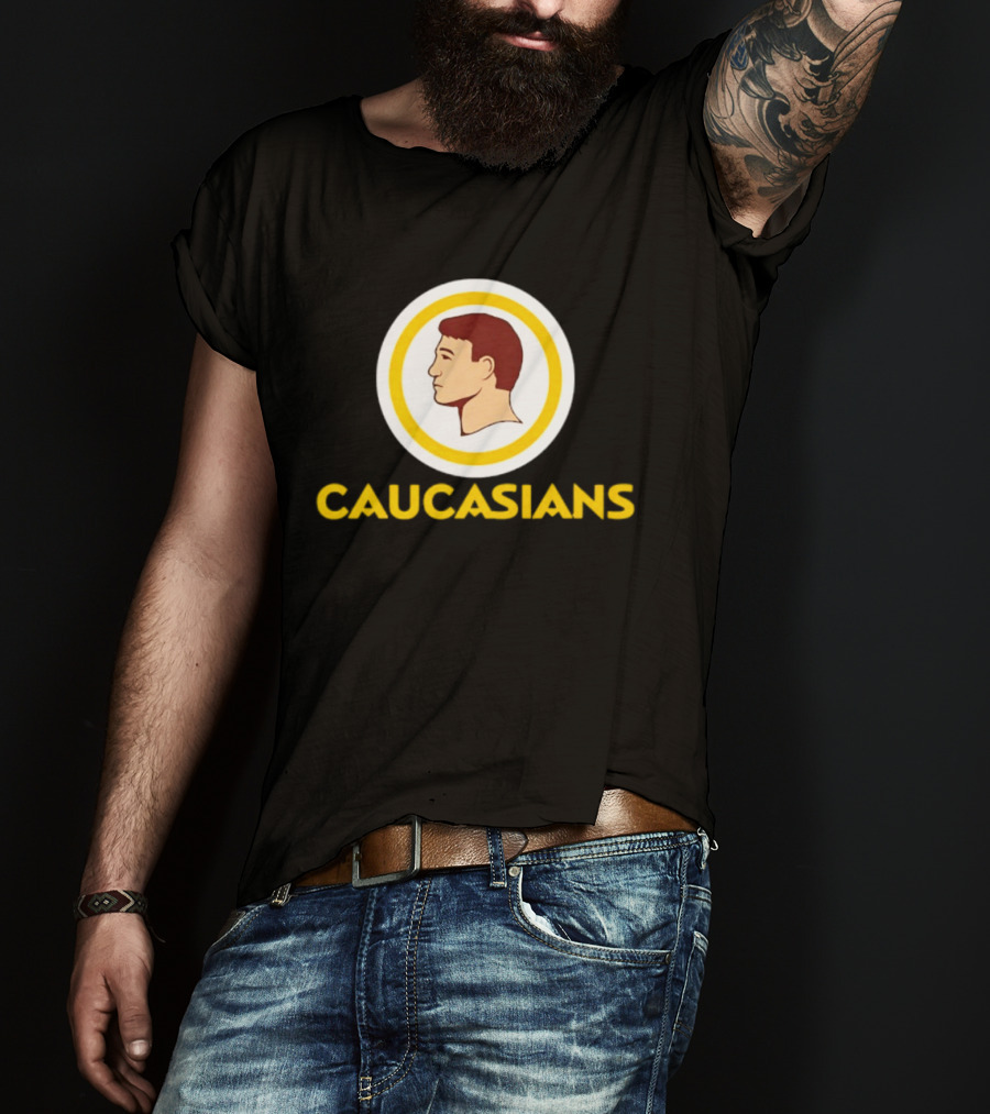 Caucasians Satire Sports Humor Caucasian Face T-Shirt