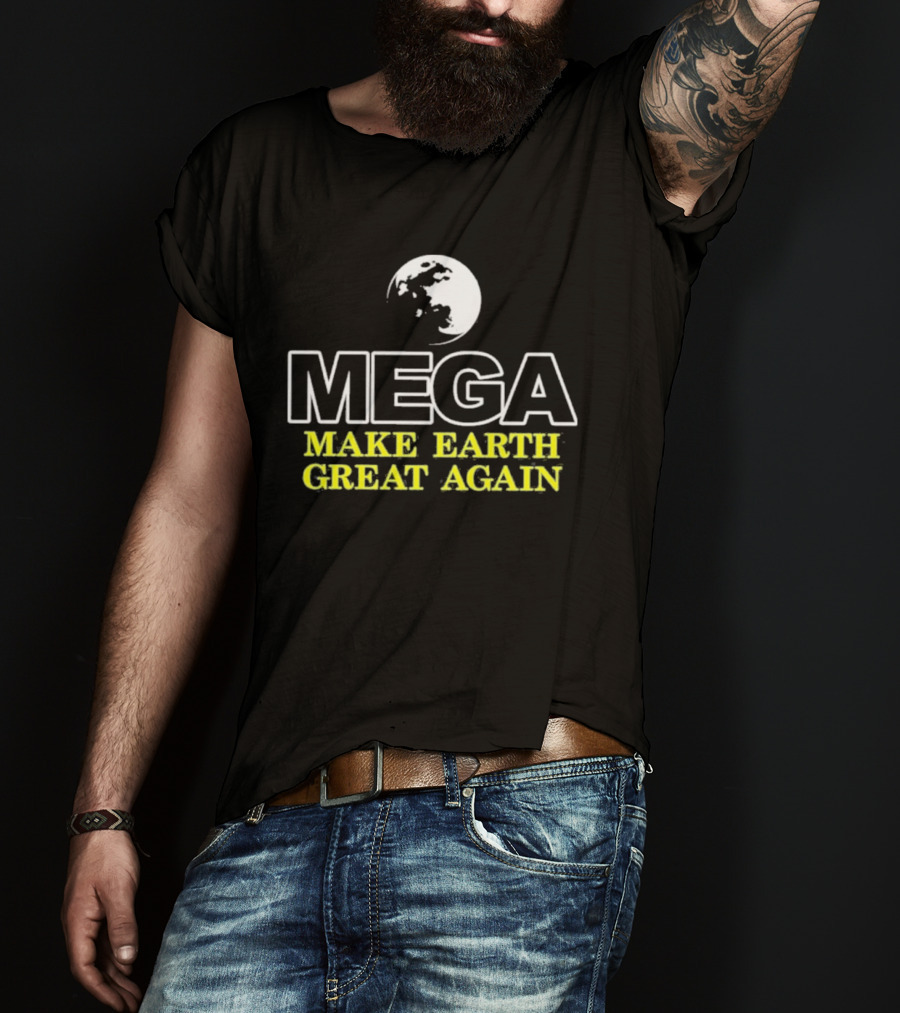 Count Binface MEGA Make Earth Great Again Planet T-Shirt
