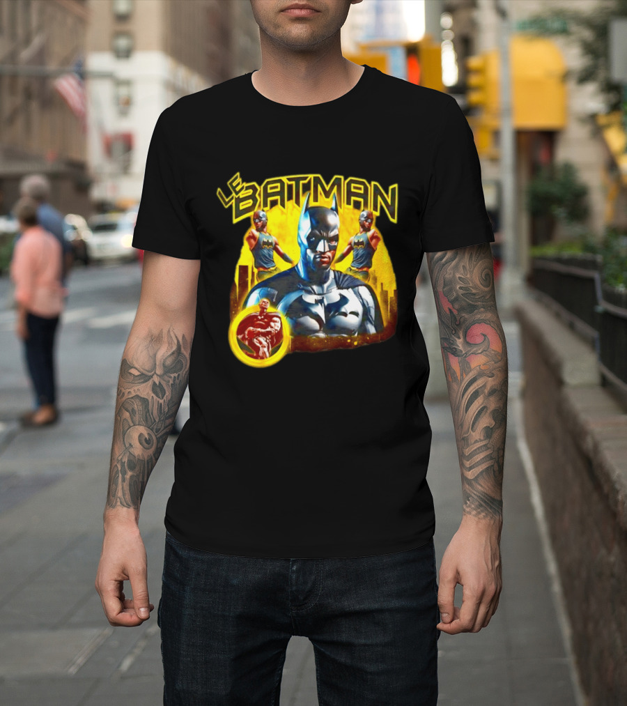 LeBron James LeBatman Crossover Philadelphia 76ers Basketball T-Shirt